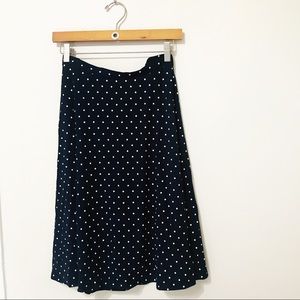 Retro polka dot skirt